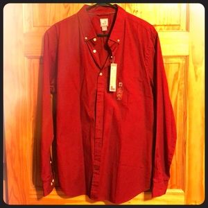 Men’s. Columbus Red dress shirt. NWT! 🔥